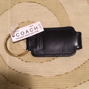 Coach trigger snap Valet key Fob